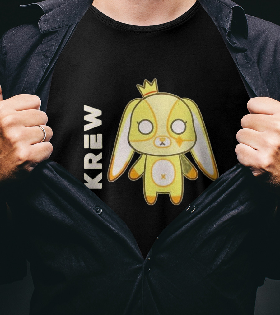 Krew Gold Crowned Teddy Character T-Shirt