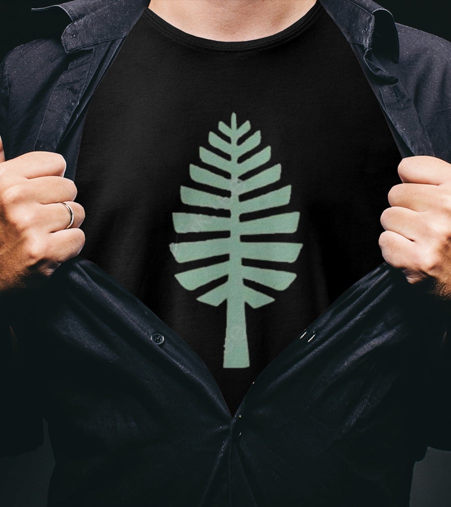 Lone Pine Tree Silhouette Fade T-Shirt