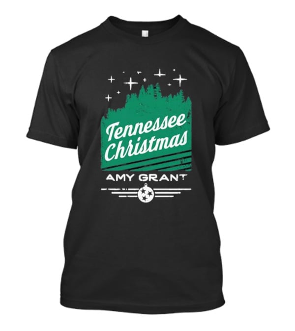 Tennessee Christmas Amy Grant Stars Trees T-Shirt