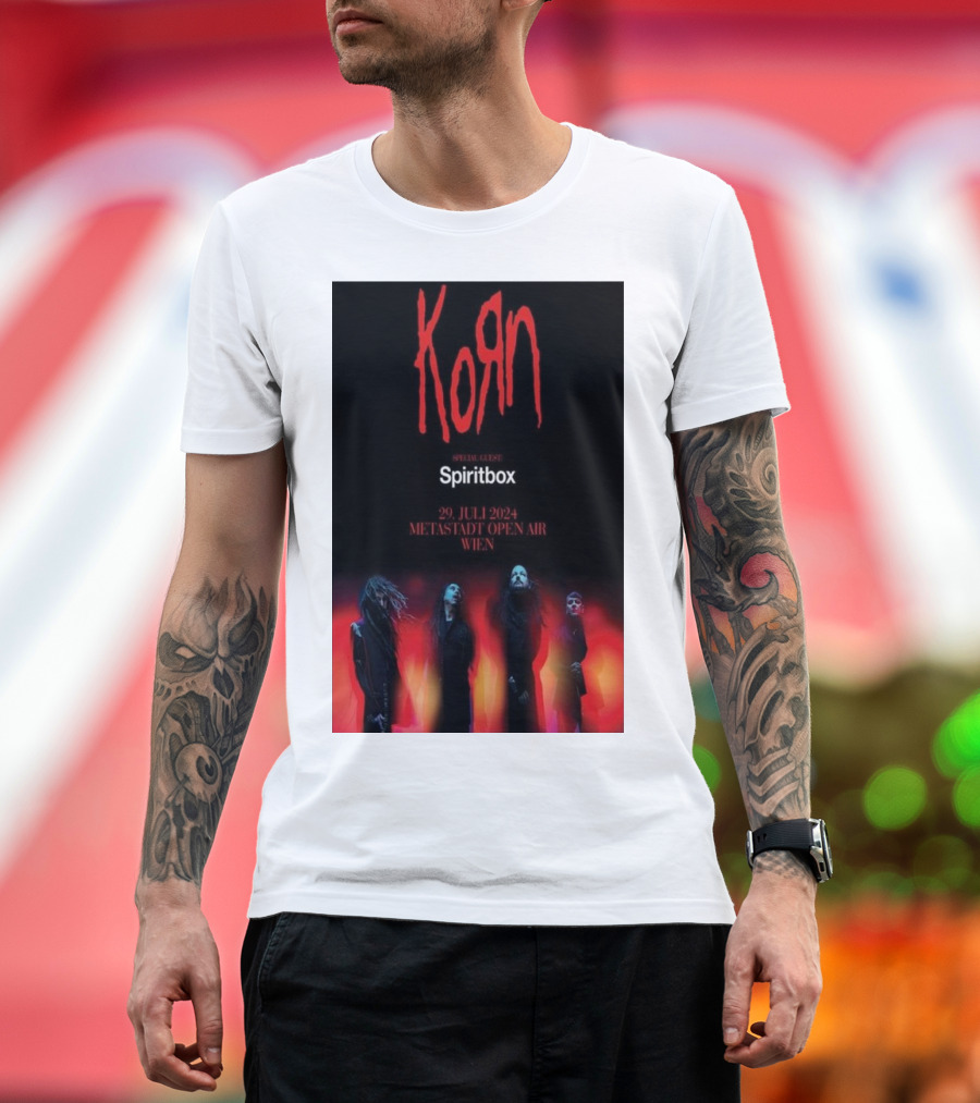 Korn Spiritbox Live at Metastadt Wien Open Air July 29 T-Shirt