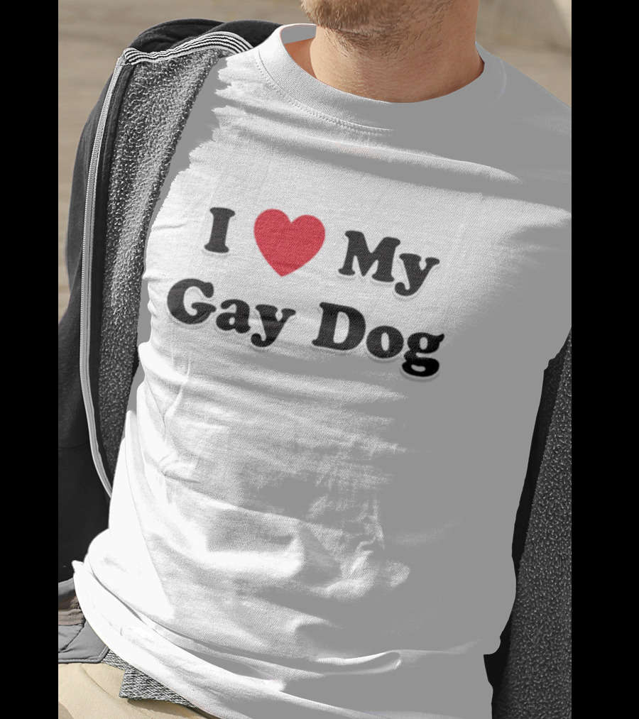 I Heart My Gay Dog T-Shirt