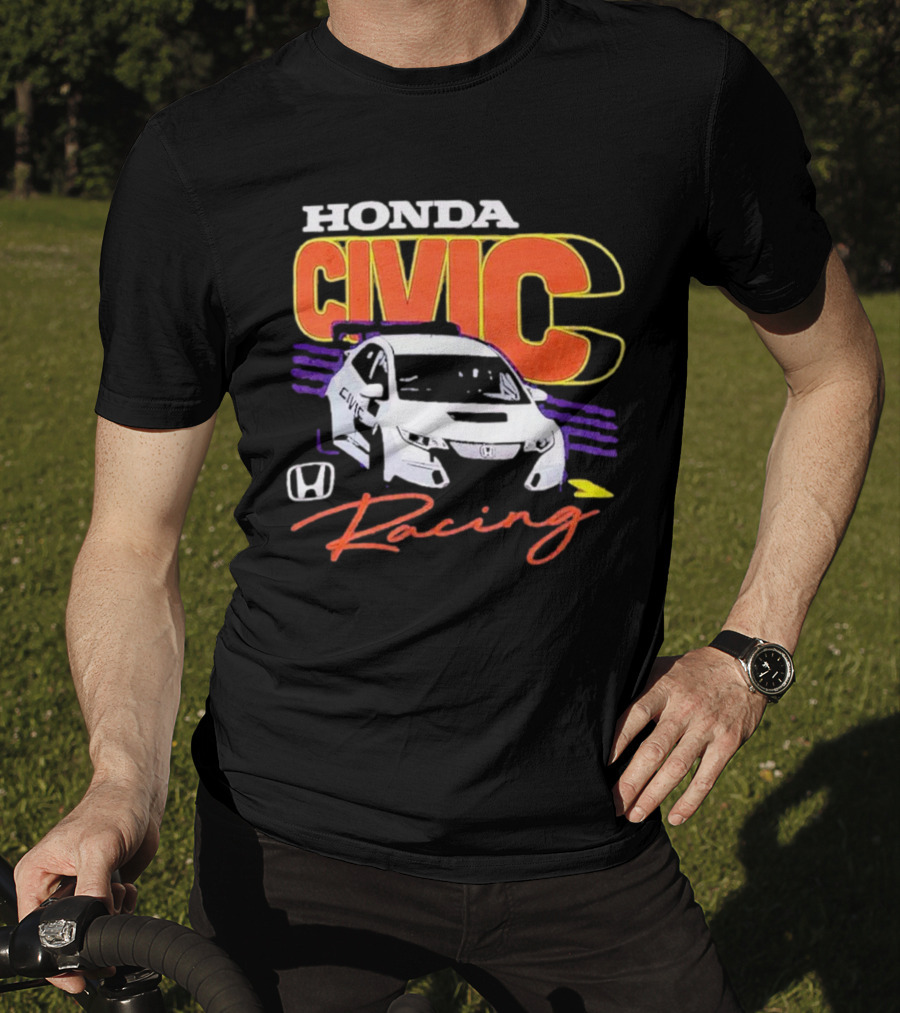 Honda Civic Racing Racecar T-Shirt