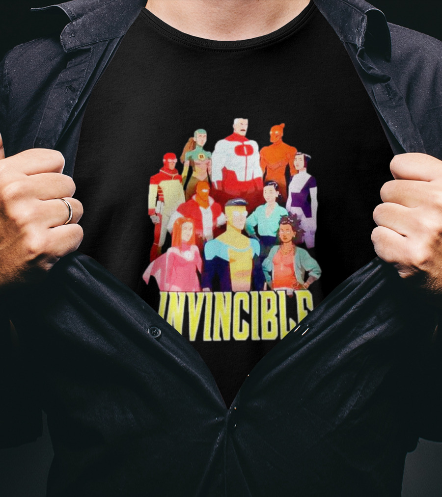 Invincible Characters Group Ensemble T-Shirt