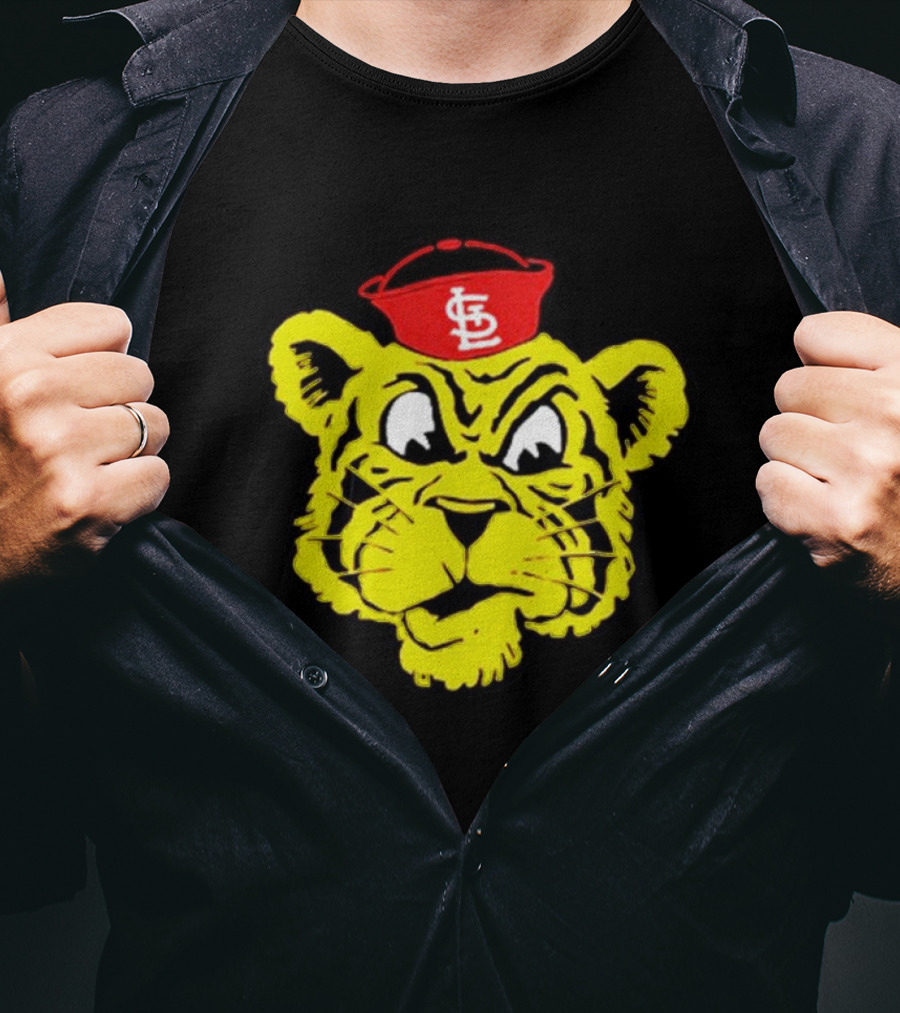 STL Hat Worn By Mizzou Tiger Drawing T-Shirt