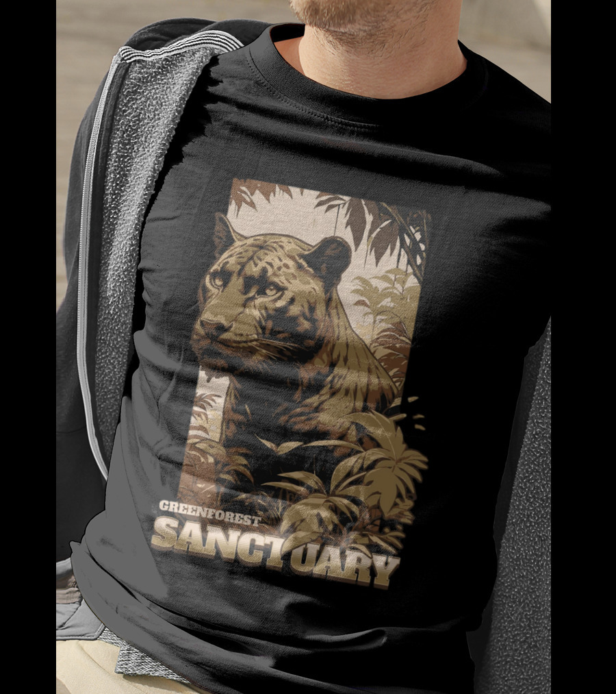 Greenforest Sanctuary Panther T-Shirt
