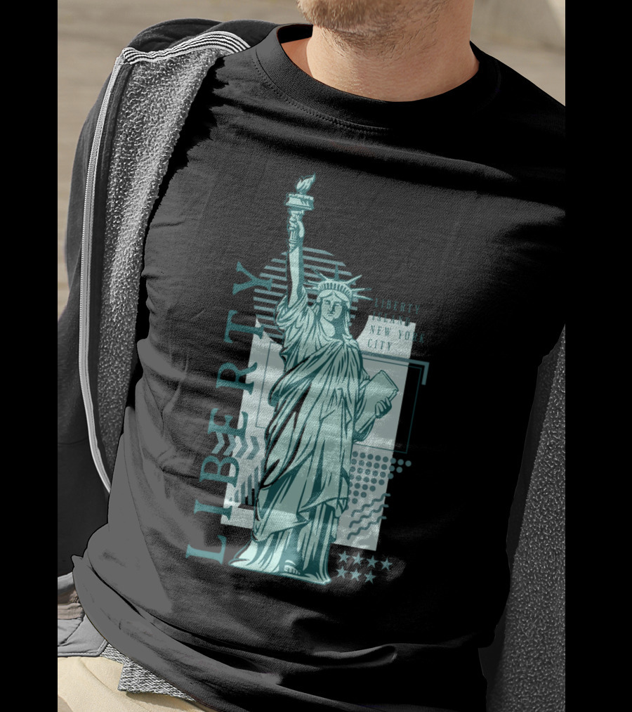Liberty New York City Statue Of Liberty T-Shirt