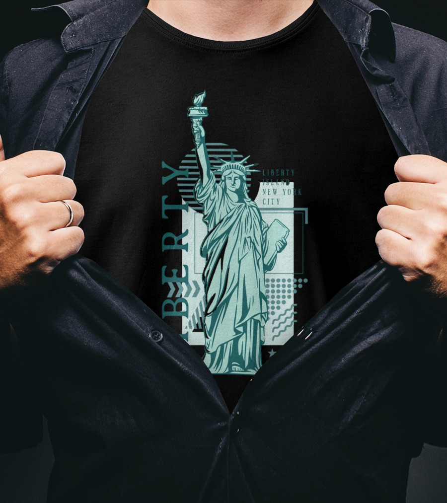 Liberty New York City Statue Of Liberty T-Shirt