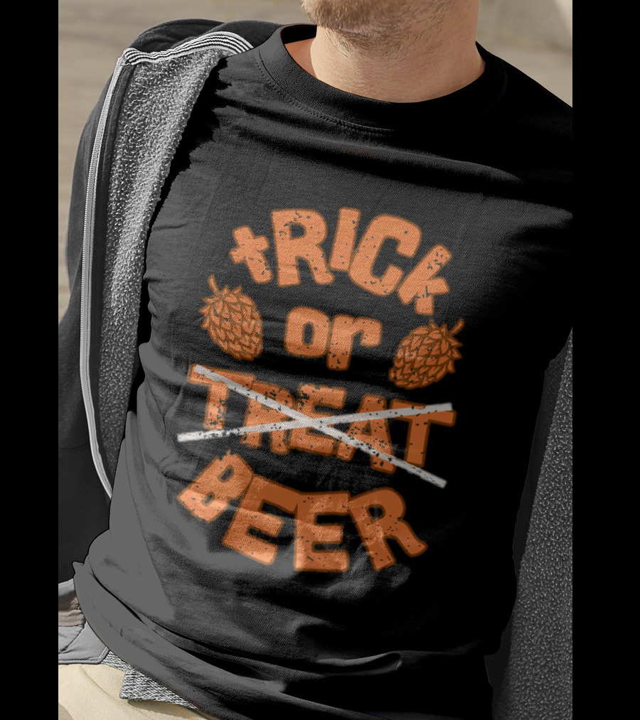 Trick Or Treat Beer Hops Halloween T-Shirt
