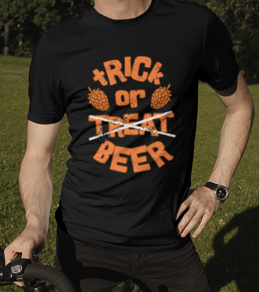 Trick Or Treat Beer Hops Halloween T-Shirt