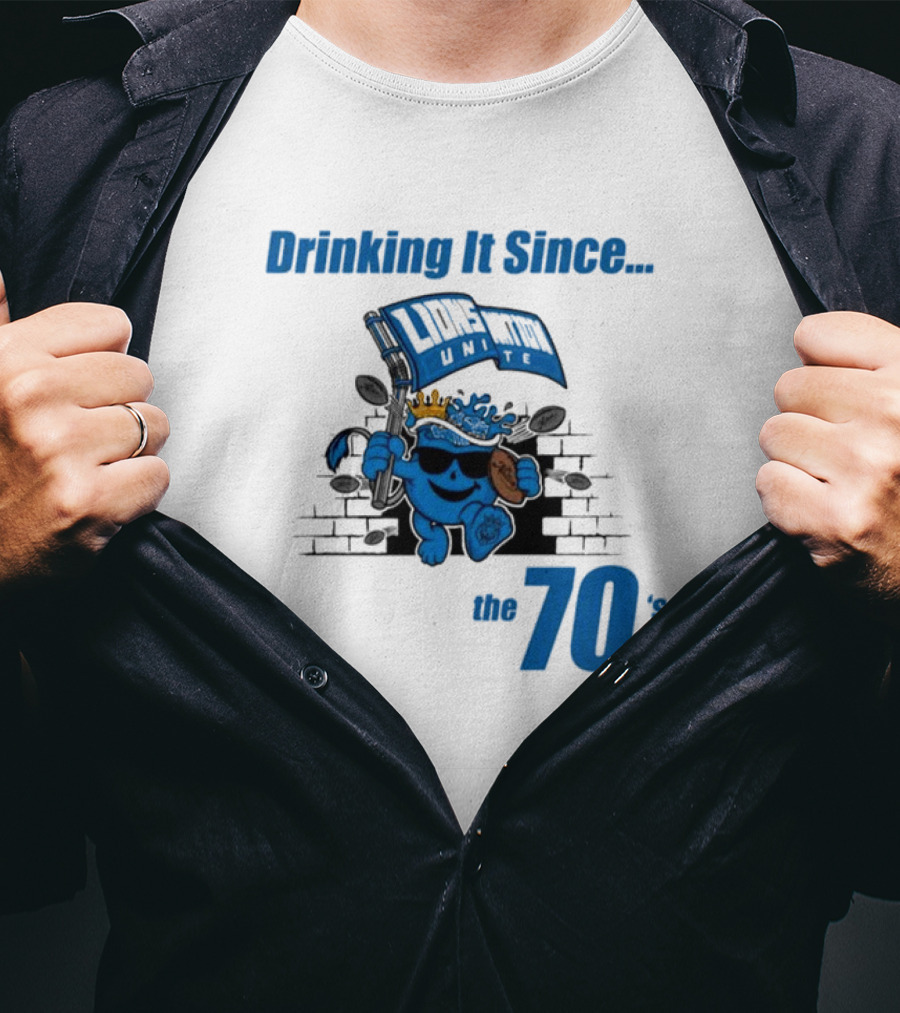 Drinking It Since The 70's Lions Unite T-Shirt