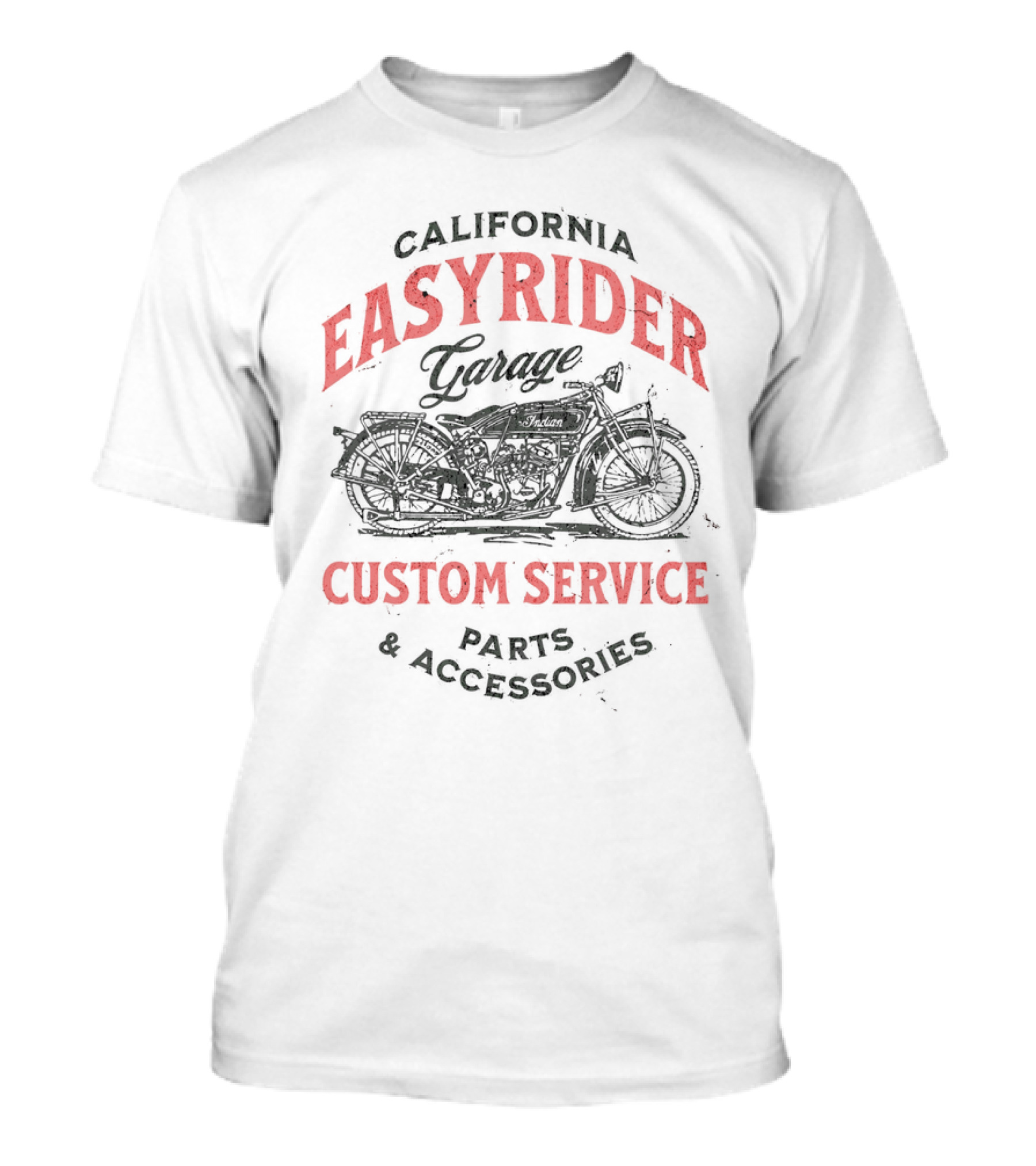California Easyrider Garage Custom Service Parts And Accessories T-Shirt