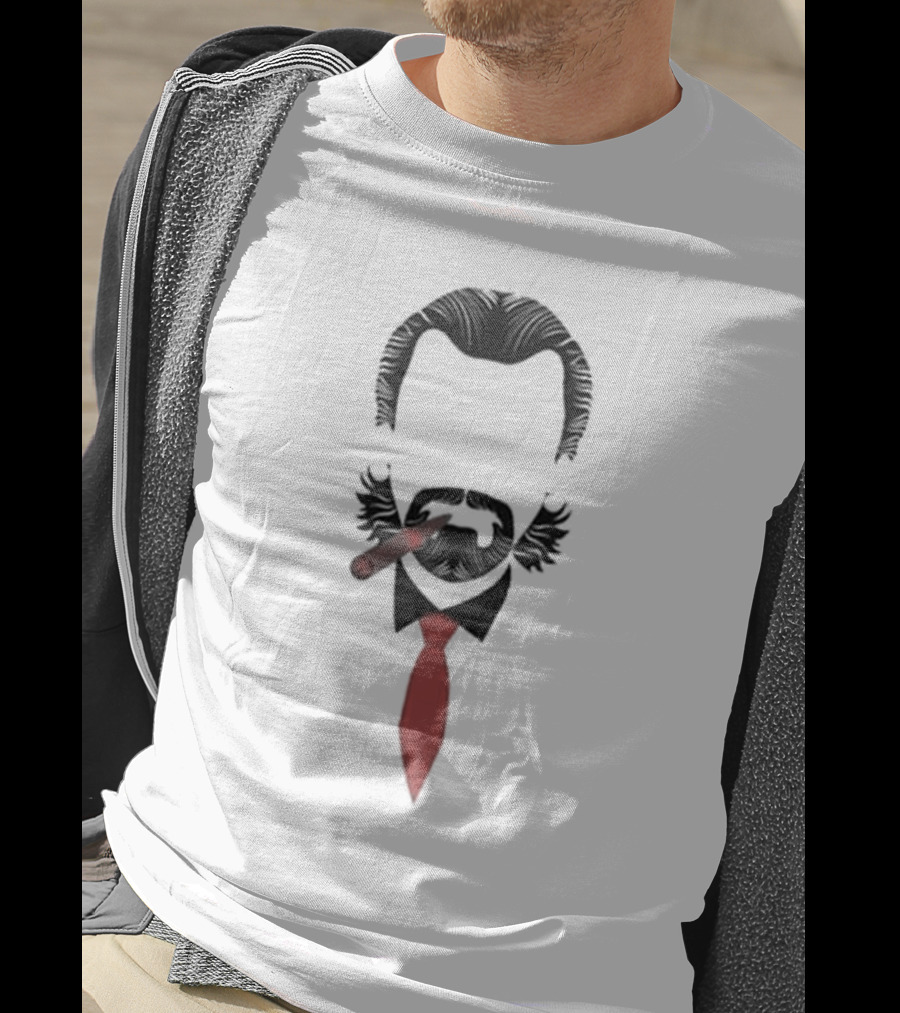 John Buccigross Barry Melrose Iconic Cigar And Red Tie Look T-Shirt