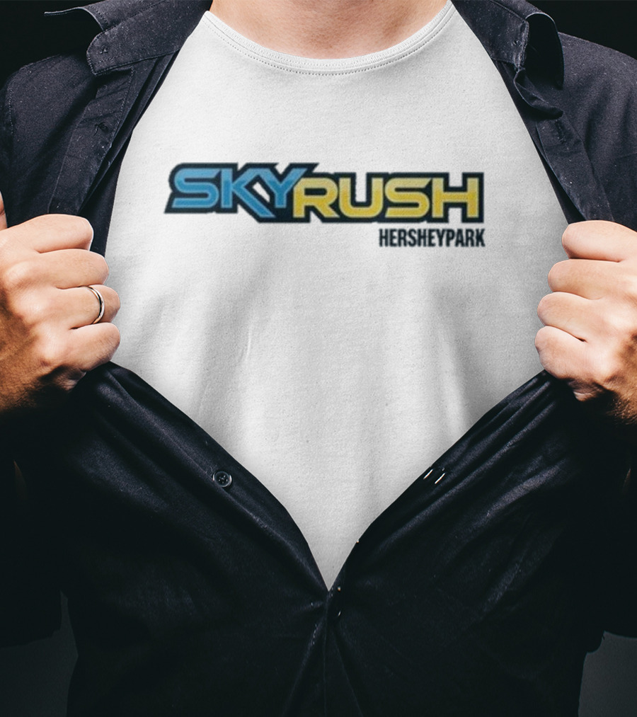 Skyrush Hersheypark Roller Coaster Experience T-Shirt