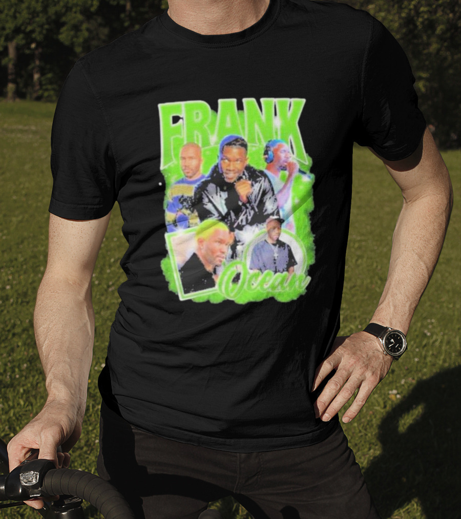 Frank Ocean Vintage Rap Music Collage T-Shirt