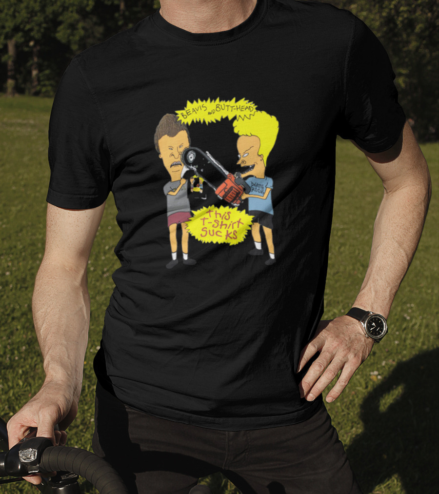 Beavis And Butt-head Death Rock This T-Shirt Sucks Vintage 1994 T-Shirt