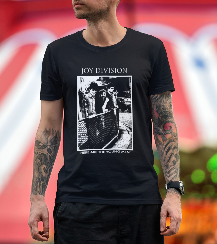 Joy Division Here Are The Young Men Vintage T-Shirt