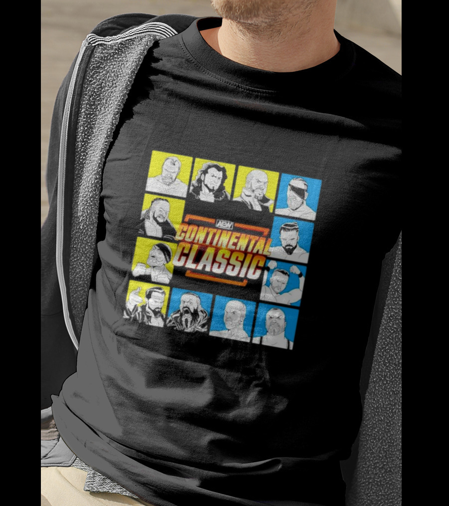 AEW Continental Classic Wrestling Tournament Lineup T-Shirt
