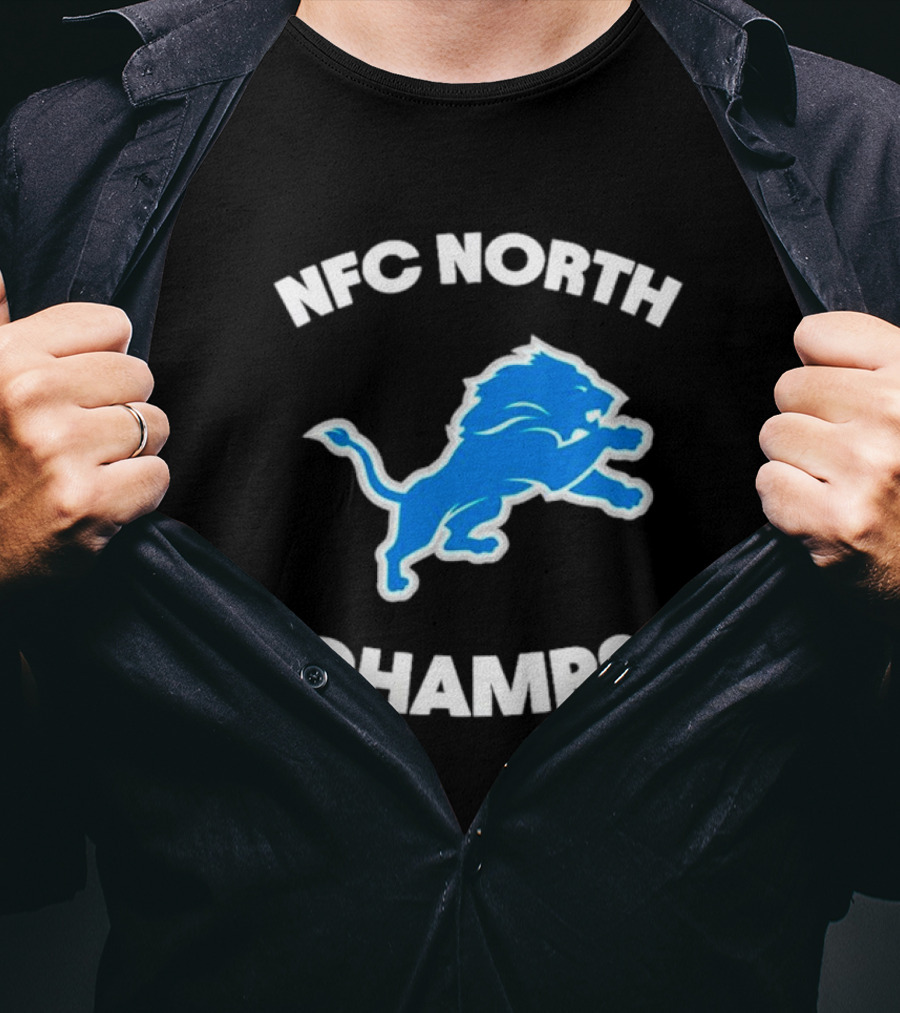 Detroit Lions NFC North Champs T-Shirt