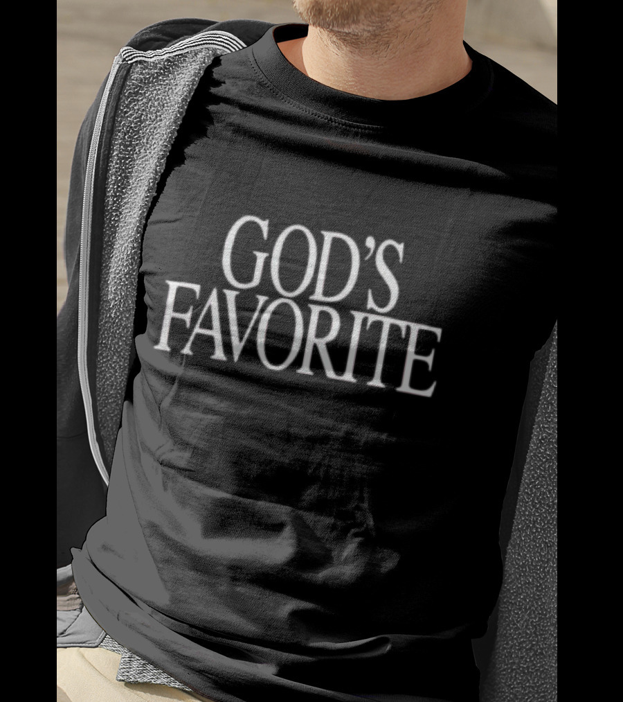 God's Favorite Text In Bold White Font T-Shirt