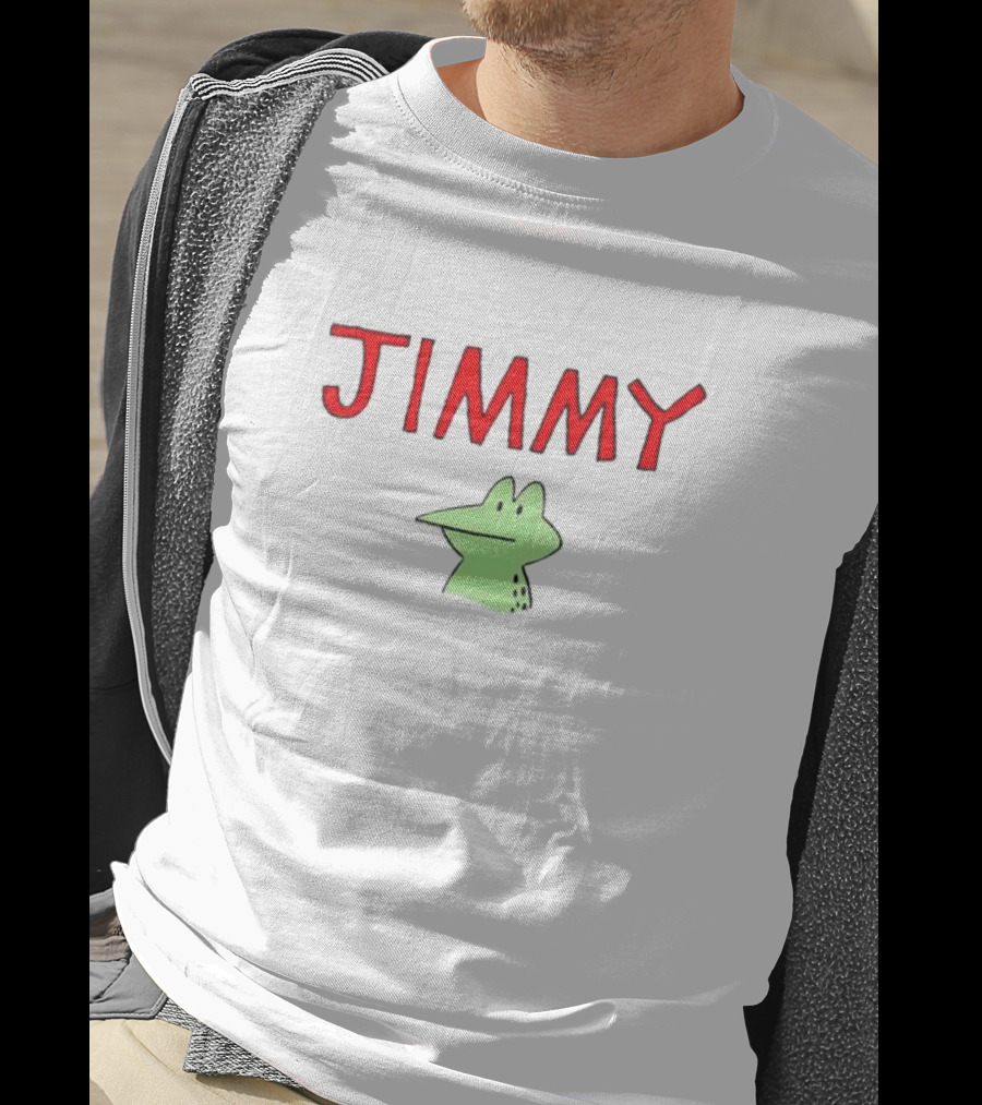 Jimmy Frog Meme Green Cartoon T-Shirt