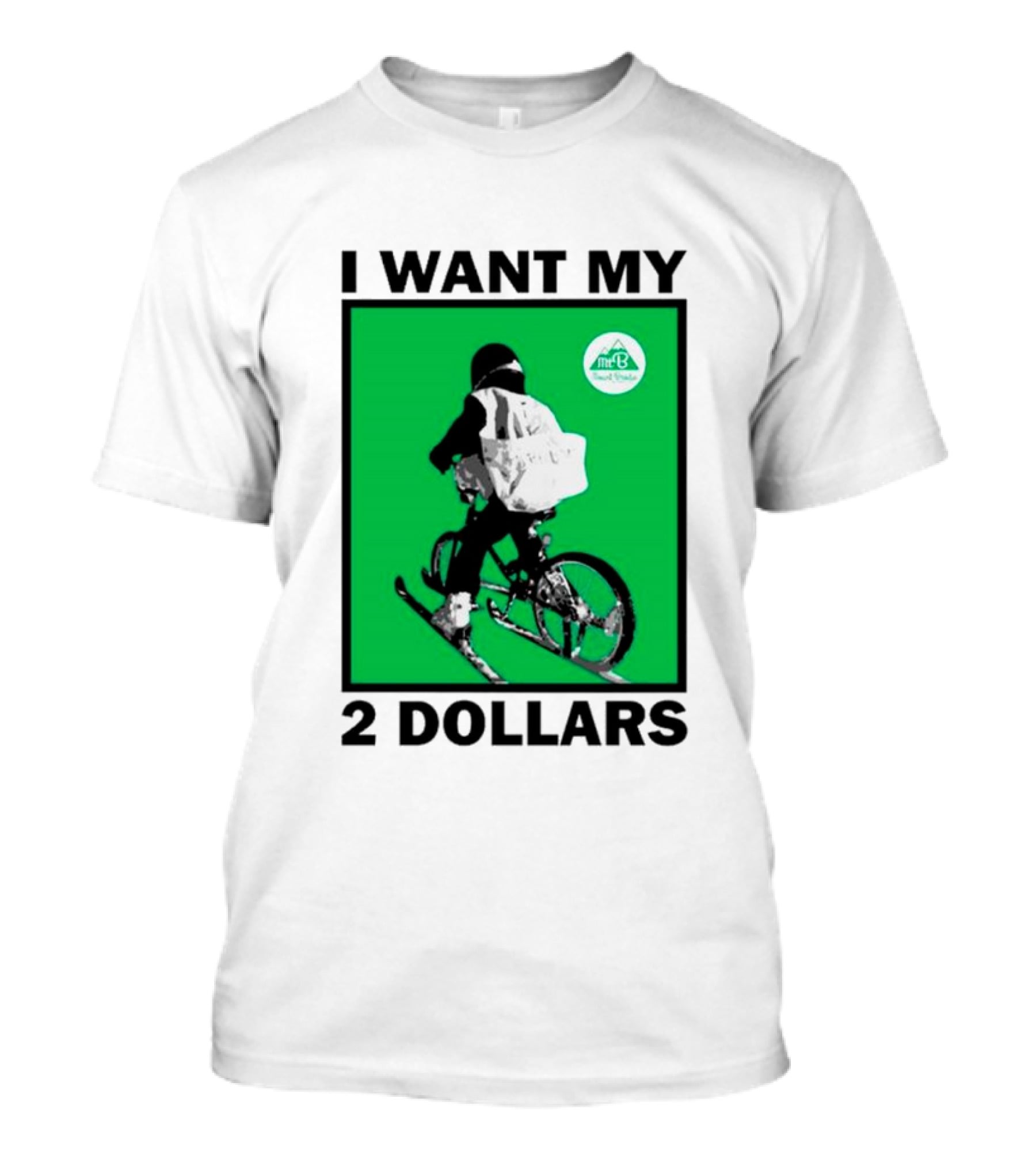I Want My 2 Dollars Johnny Gasparini Ski Bike T-Shirt