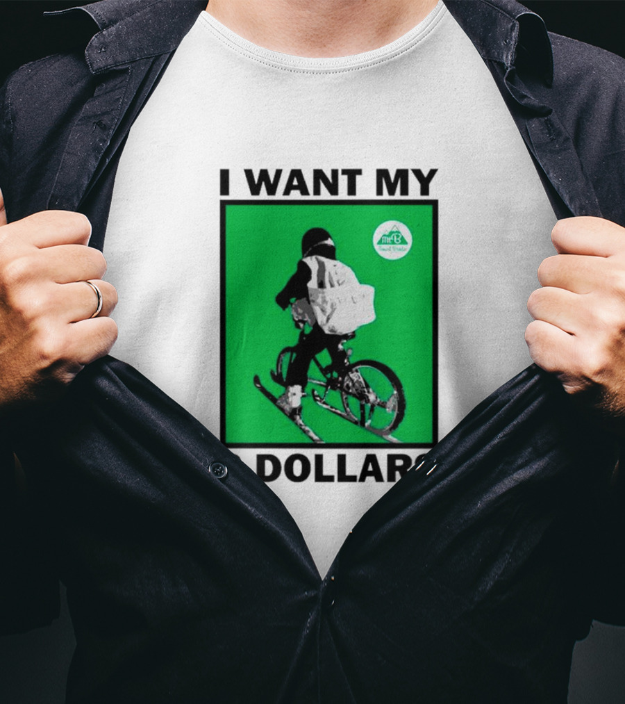 I Want My 2 Dollars Johnny Gasparini Ski Bike T-Shirt