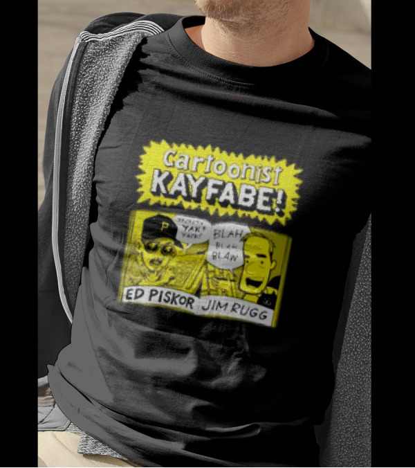 Cartoonist Kayfabe Ed Piskor Jim Rugg Yak Blah T-Shirt