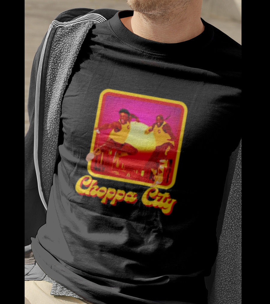 Choppa City Basketball Dynamic Action Scene T-Shirt