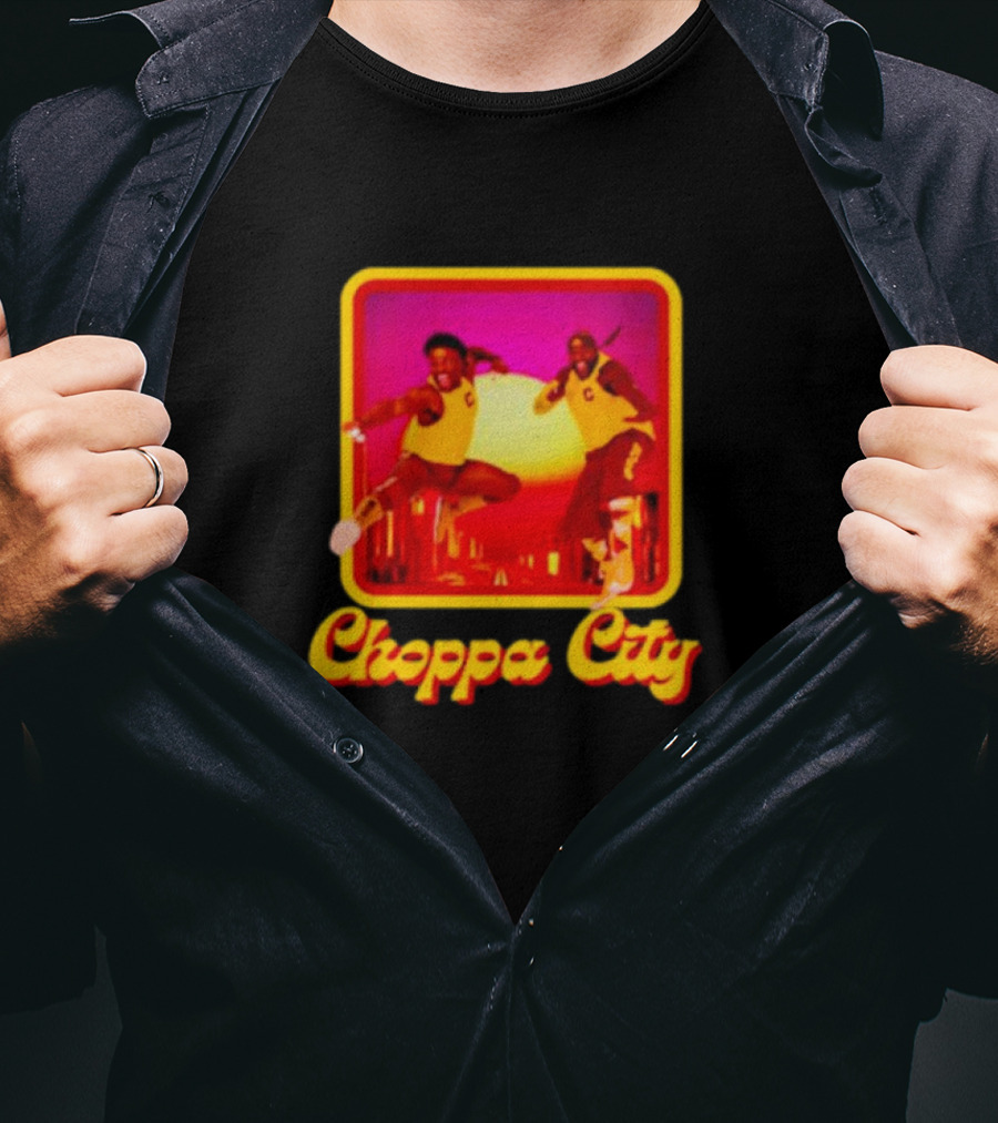 Choppa City Basketball Dynamic Action Scene T-Shirt