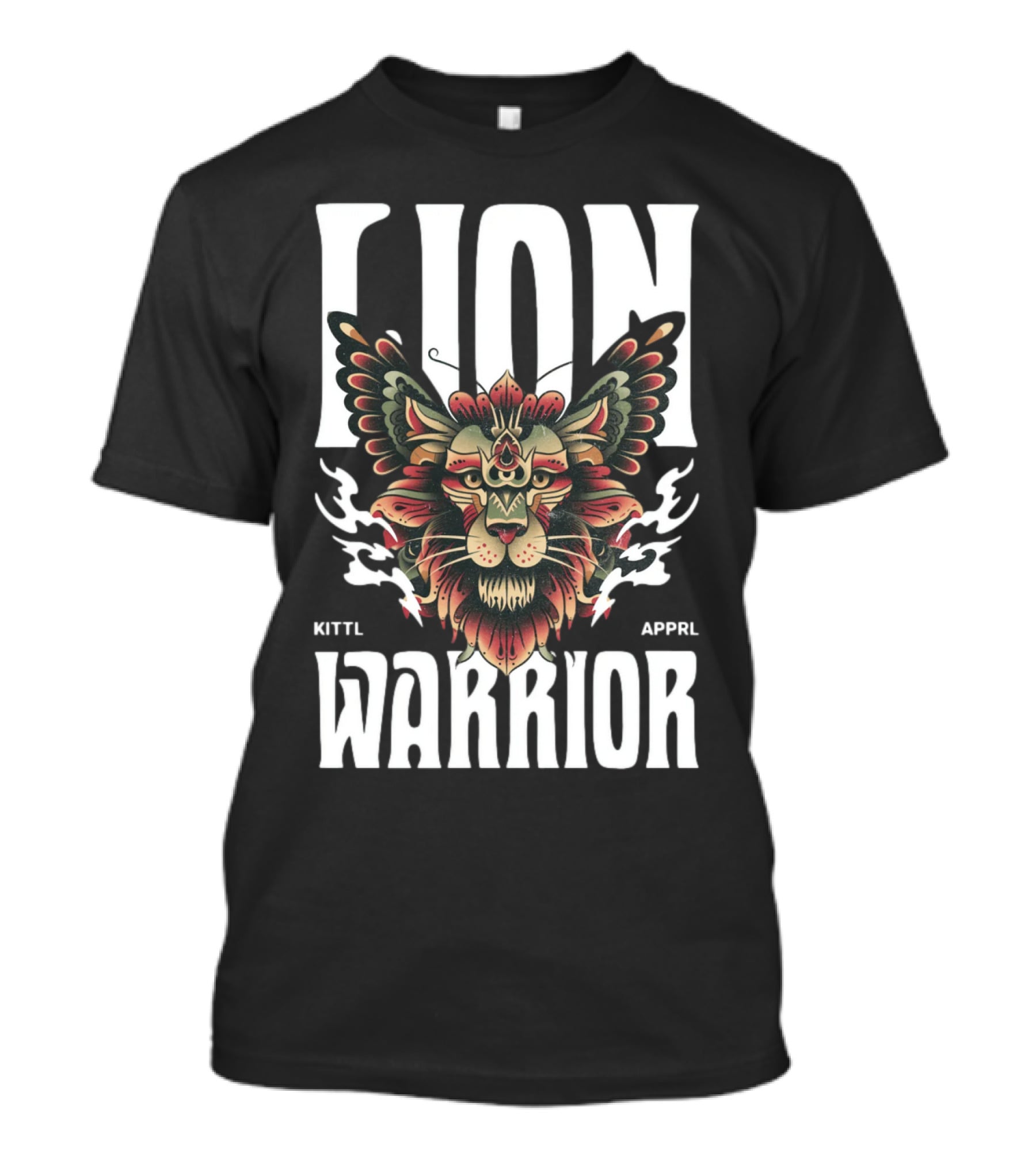 Lion Warrior Kittl Apprl T-Shirt