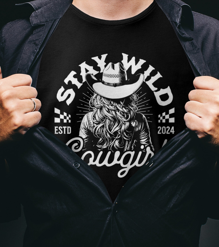 Stay Wild Cowgirl ESTD T-Shirt