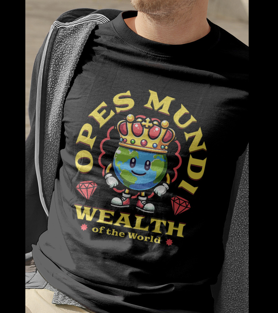 OPES MUNDI Wealth Of The World T-Shirt