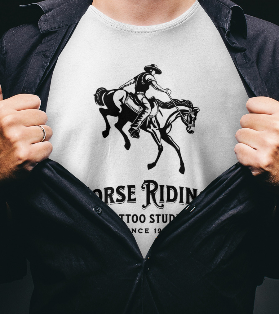 Horse Ridings Tattoo Studio Since 1999 T-Shirt