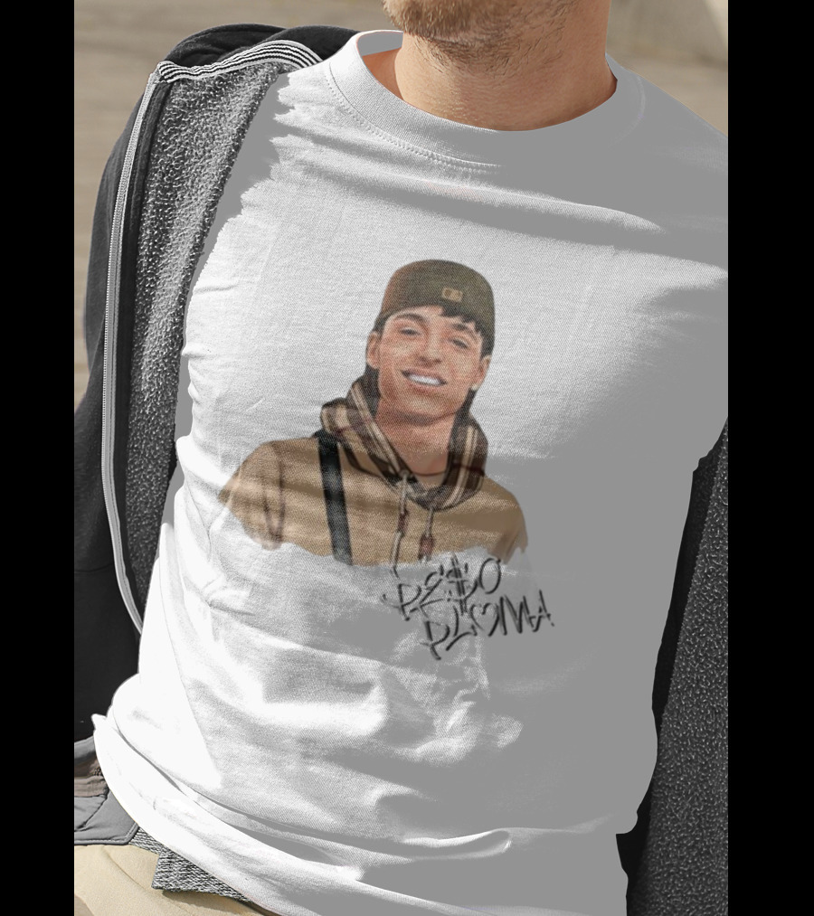 Hand Drawn Peso Pluma Casual Hoodie Portrait T-Shirt