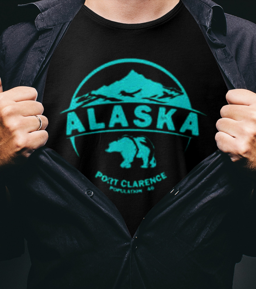 Alaska Port Clarence Population 46 Bear Mountain T-Shirt