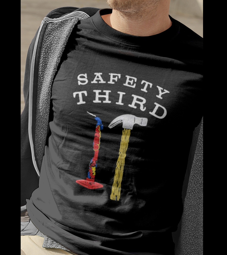 Safety Third Hammer And Firework Duo T-Shirt