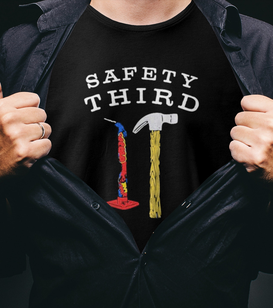 Safety Third Hammer And Firework Duo T-Shirt