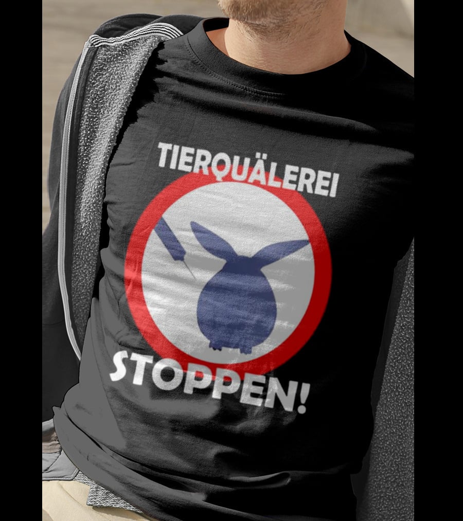 Stop Animal Cruelty Experiments Tierquälerei Stoppen T-Shirt