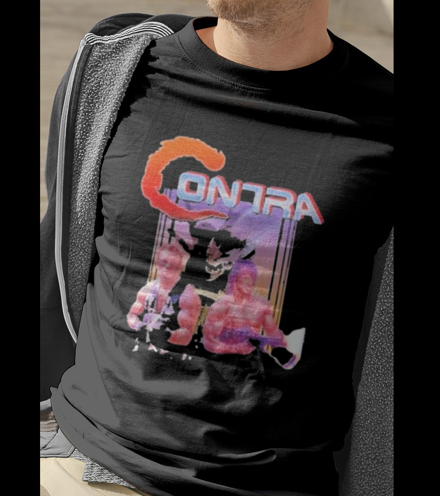 Contra Game Rambo The Terminator Fan Retro Gaming Iconic Duo T-Shirt