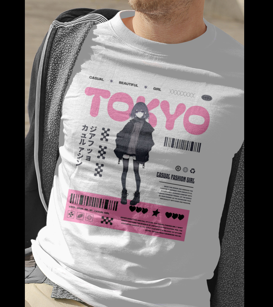 TOKYO Casual Beautiful Girl 2035 T-Shirt