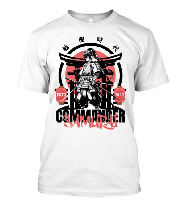 Commander Samurai ESTD 1860 Sengoku Jidai T-Shirt