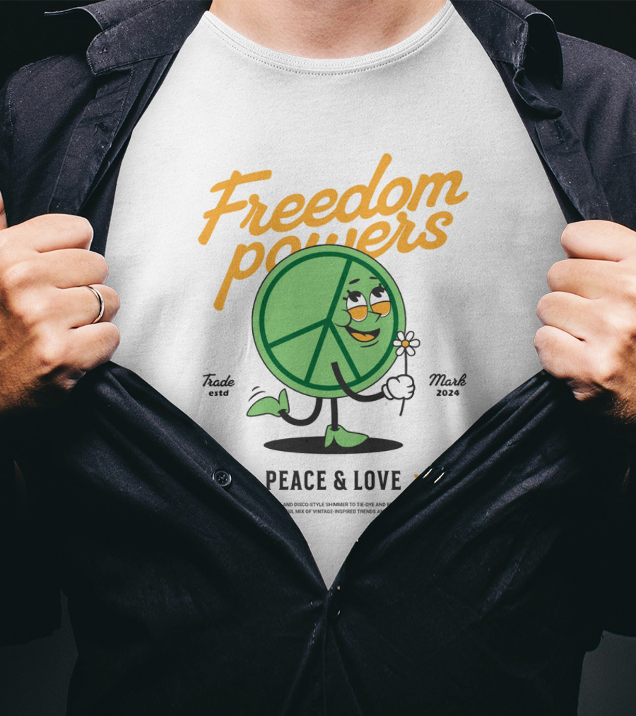Freedom Powers Peace And Love T-Shirt