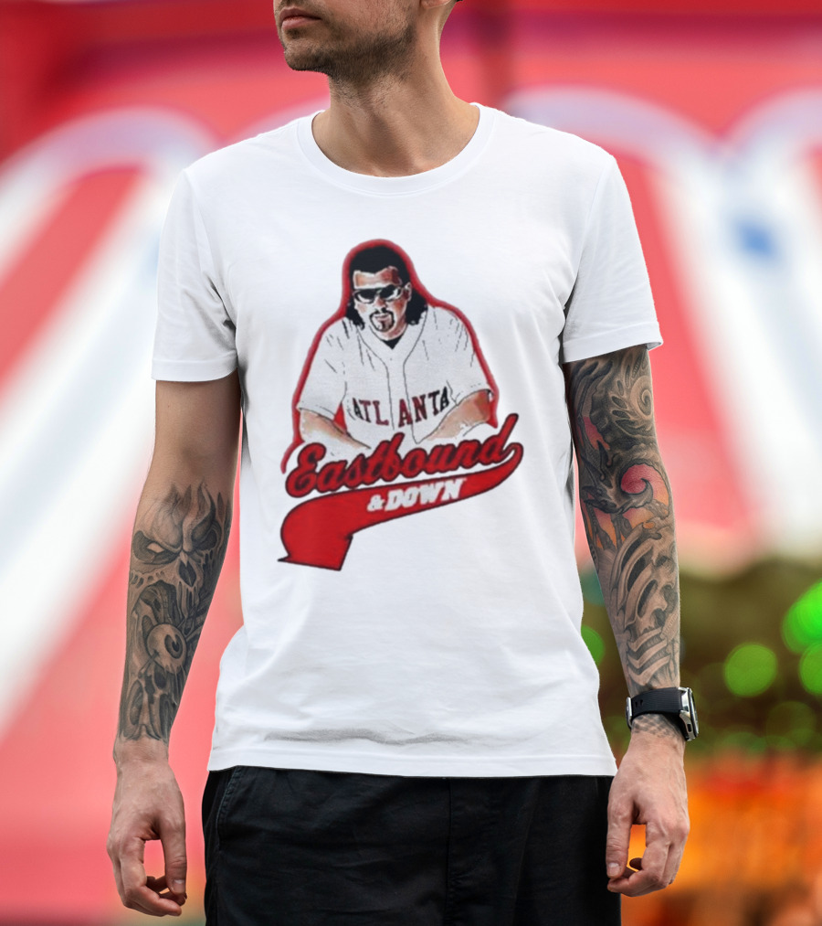 Atlanta Eastbound and Down Retro Baseball T-Shirt
