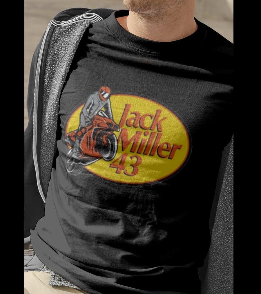 Jack Miller 43 Motorcycle Rider Iconic Racing T-Shirt