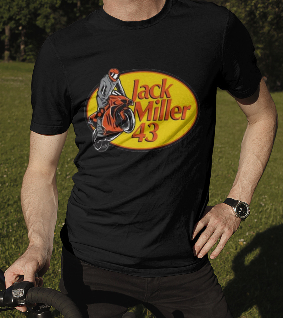 Jack Miller 43 Motorcycle Rider Iconic Racing T-Shirt
