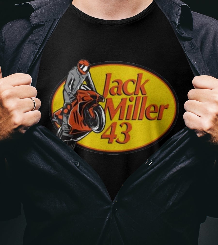 Jack Miller 43 Motorcycle Rider Iconic Racing T-Shirt