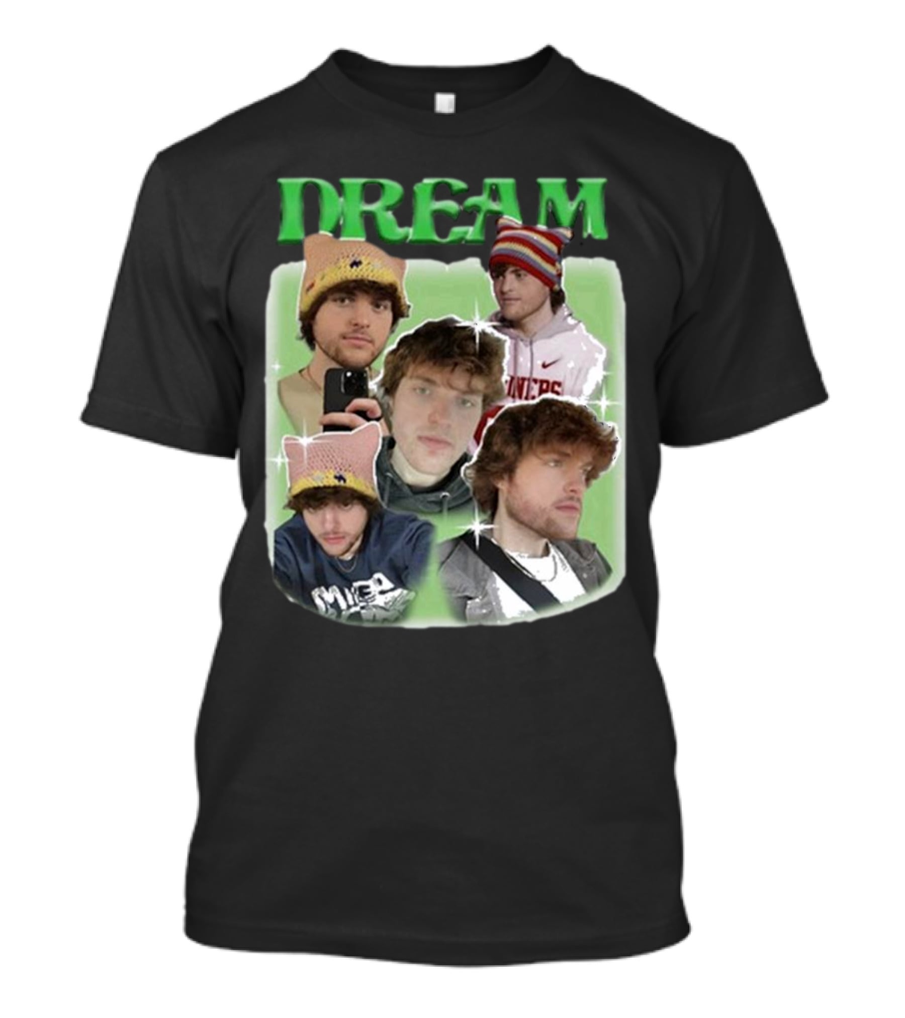 Dream Dreamwastaken Collage Hat Hoodie Star Glow T-Shirt