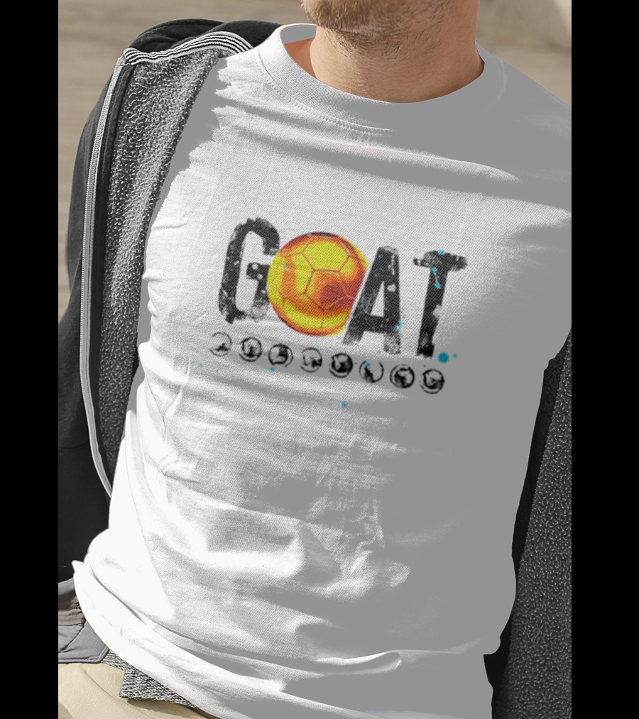 GOAT 8 Ballon D’Or El Mejor Del Mundo T-Shirt