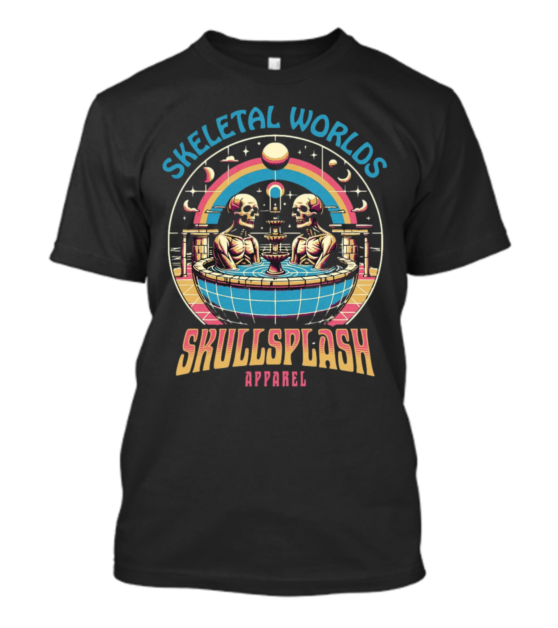 Skeletal Worlds SkullSplash T-Shirt