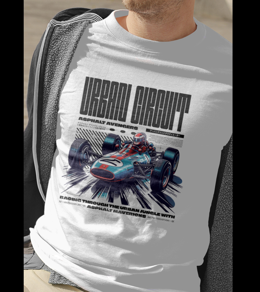 Urban Circuit Asphalt Avengers Racing Through The Urban Jungle With Asphalt Mavericks T-Shirt
